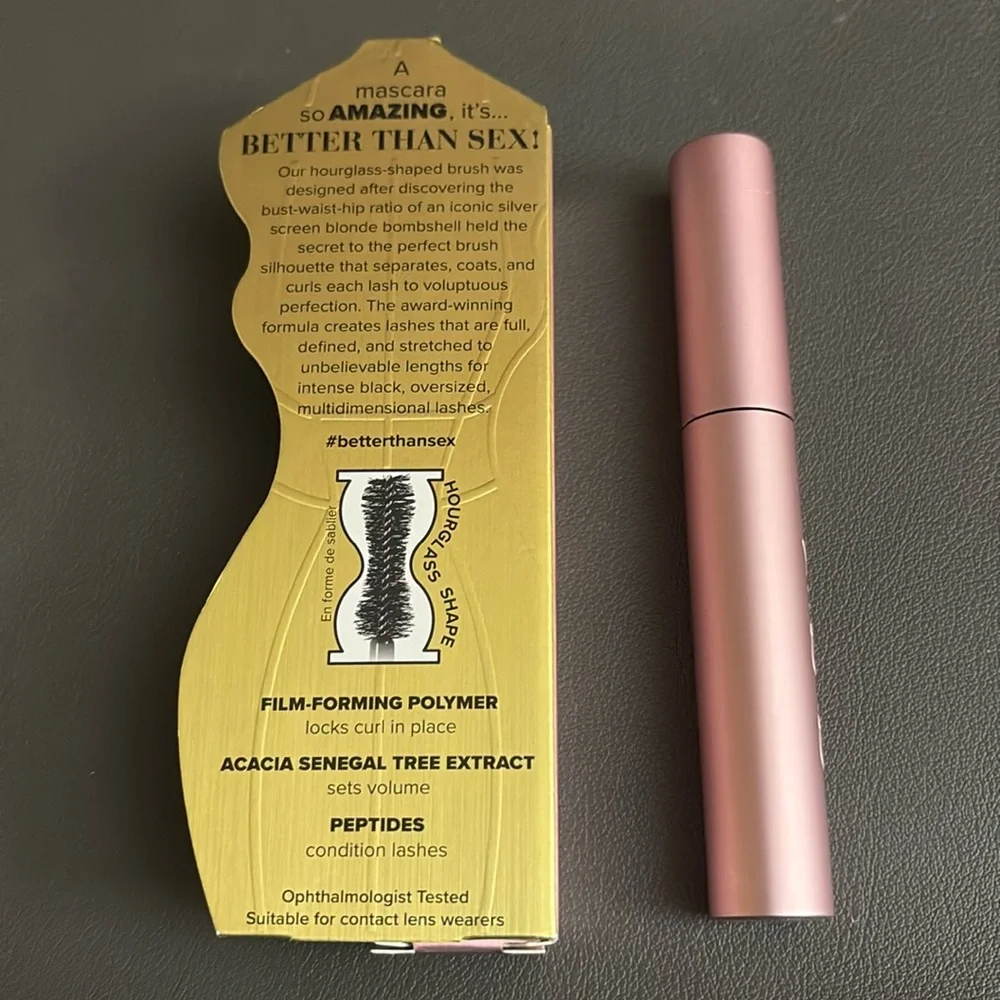 Too Faced Voluptuous Volume Better Than Sex Mascara NIB